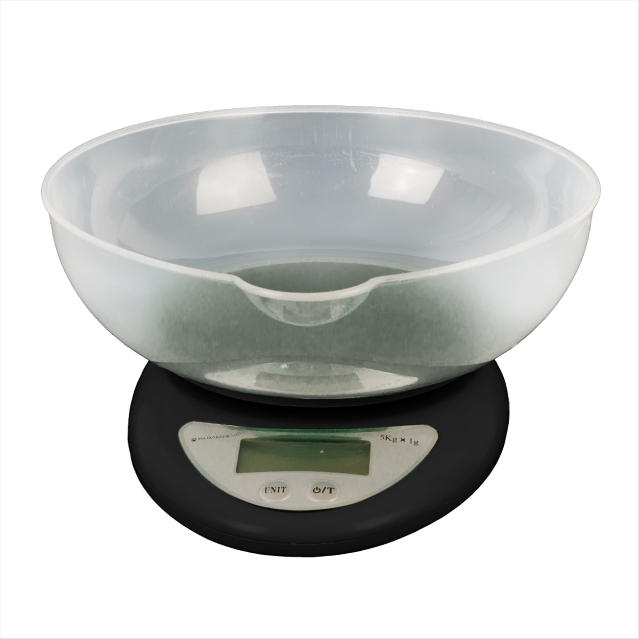 Pyramidea BC135 kitchen scale Transparent, White Countertop Round Electronic kitchen scale – image 6