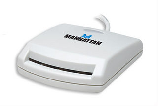 Manhattan 172844 smart card reader USB 1.1 White – image 1