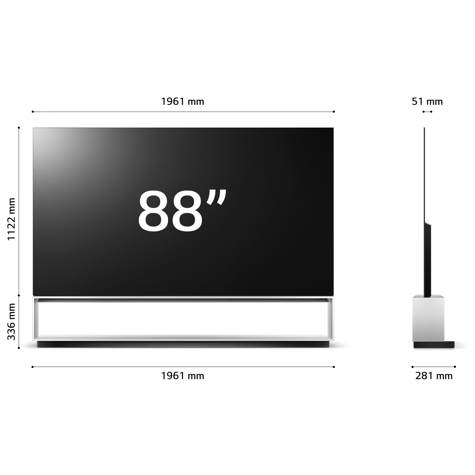 LG OLED 8K OLED88Z39LA.API TV 2.24 m (88") 8K Ultra HD Smart TV Wi-Fi Silver – image 7