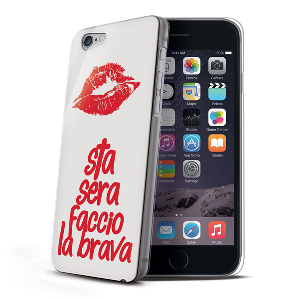 Celly CDCOVIPH6PBR mobile phone case Cover Red, White
