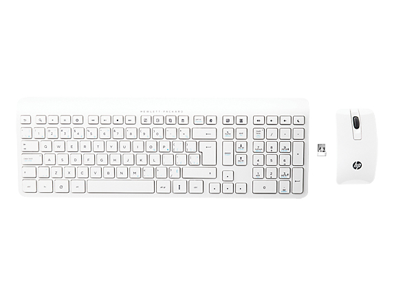 HP C6400 keyboard Mouse included RF Wireless White – image 3