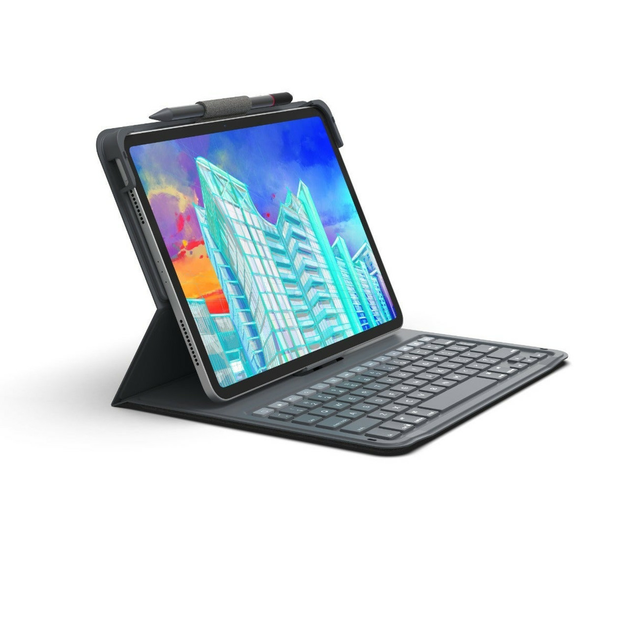 ZAGG Messenger Folio 2 QWERTY Nordic Bluetooth Antracite