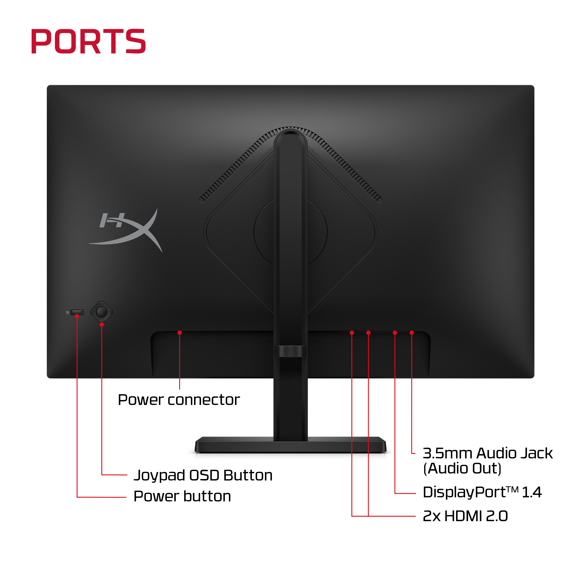 HP HyperX OMEN 23.8 inch FHD 180Hz Gaming Monitor - OMEN 24 G2 – image 4