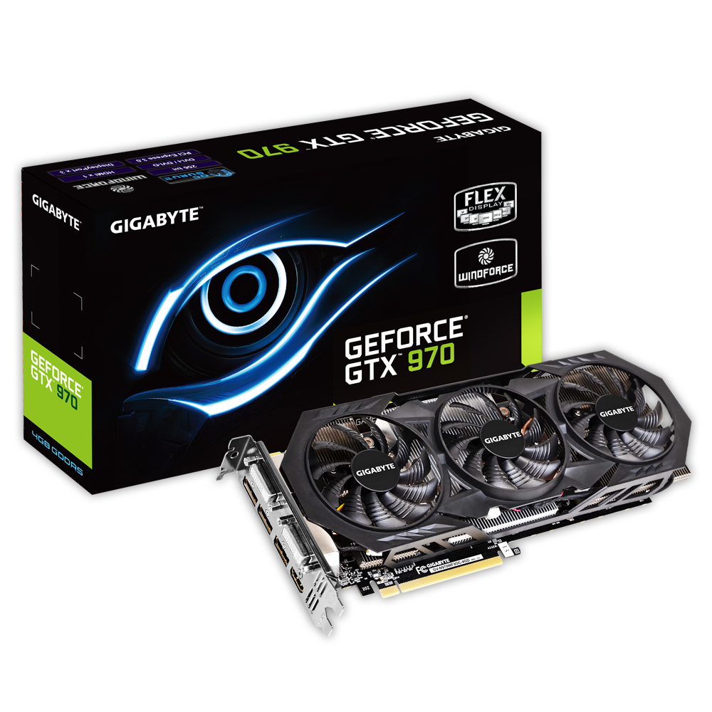 GIGABYTE GV-N970WF3OC-4GD NVIDIA GeForce GTX 970 – image 1