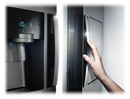 Samsung RS54HDRPBSR side-by-side refrigerator Freestanding – image 2