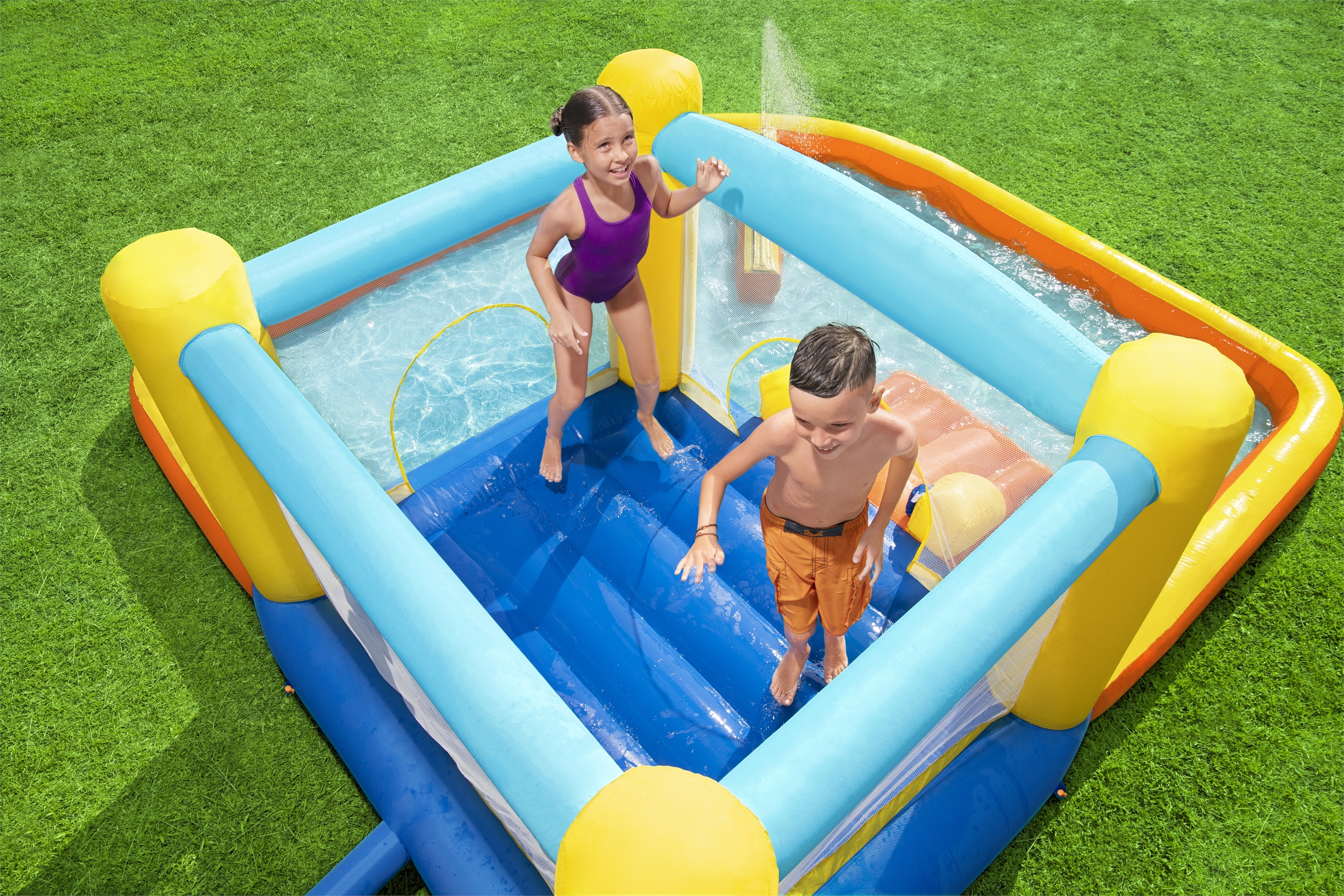 عکس پارک آبی بادی بزرگ H2OGO! Beach Bounce™ برای کودکان 1.52 متر