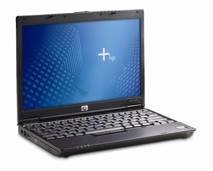 HP Compaq nc2400 Business Notebook PC with Women's Signature Leather Notebook Bag and HP Bluetooth PC Card Mouse