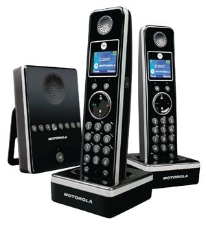 Motorola D812 DECT telephone Caller ID Black