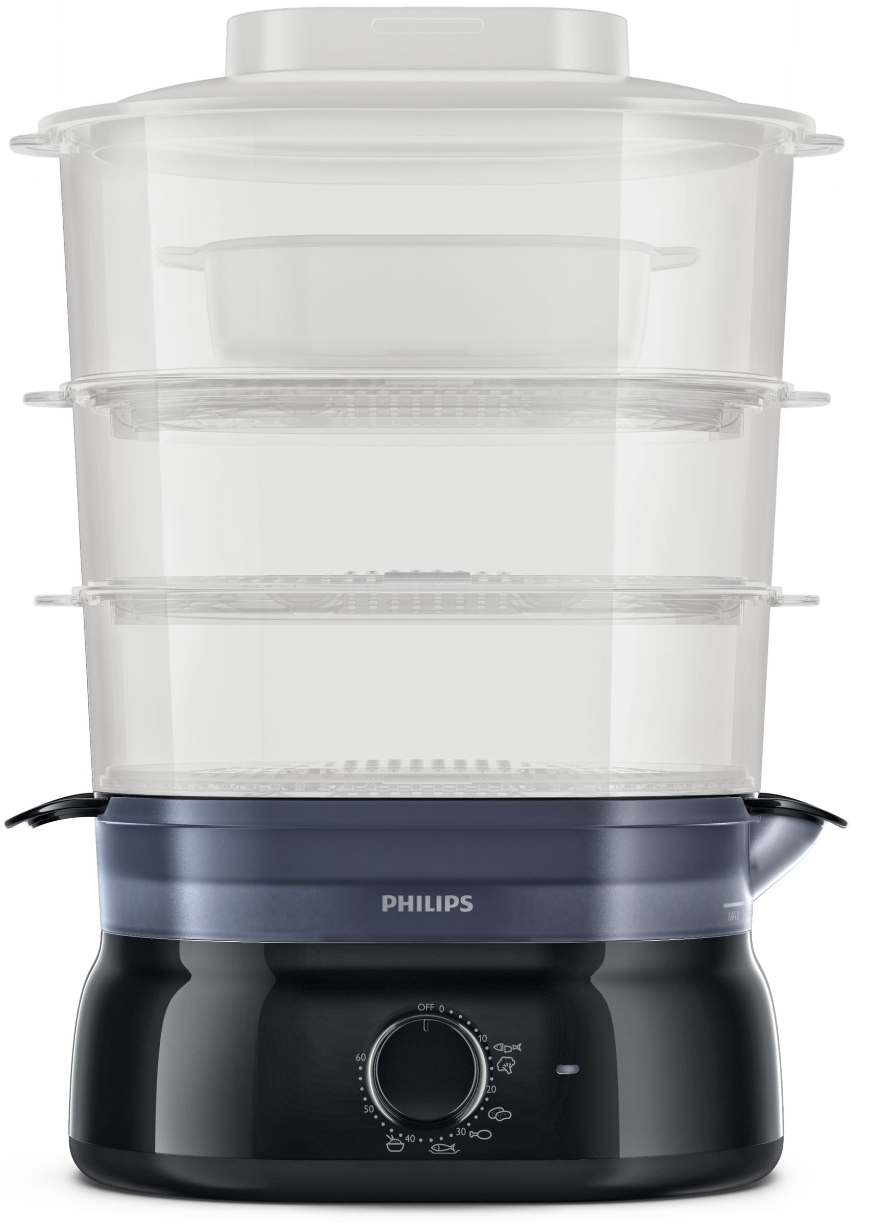 Philips Daily Collection HD9126/90 steam cooker 3 basket(s) Freestanding – image 1