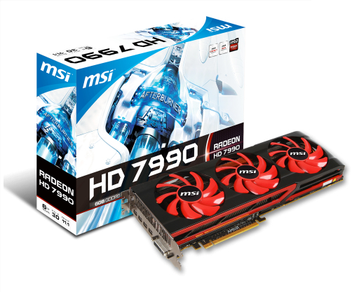 MSI R7990-6GD5 graphics card AMD Radeon HD7990 – image 1