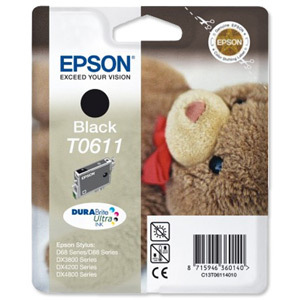 Epson Teddybear T061140 ink cartridge 1 pc(s) Original Black