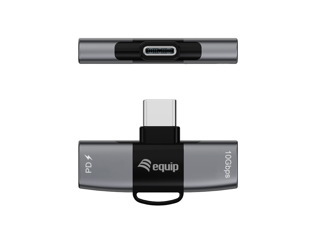 2-in-1-USB-C-OTG-Adapter, PD 100 W, 10 Gbit/s