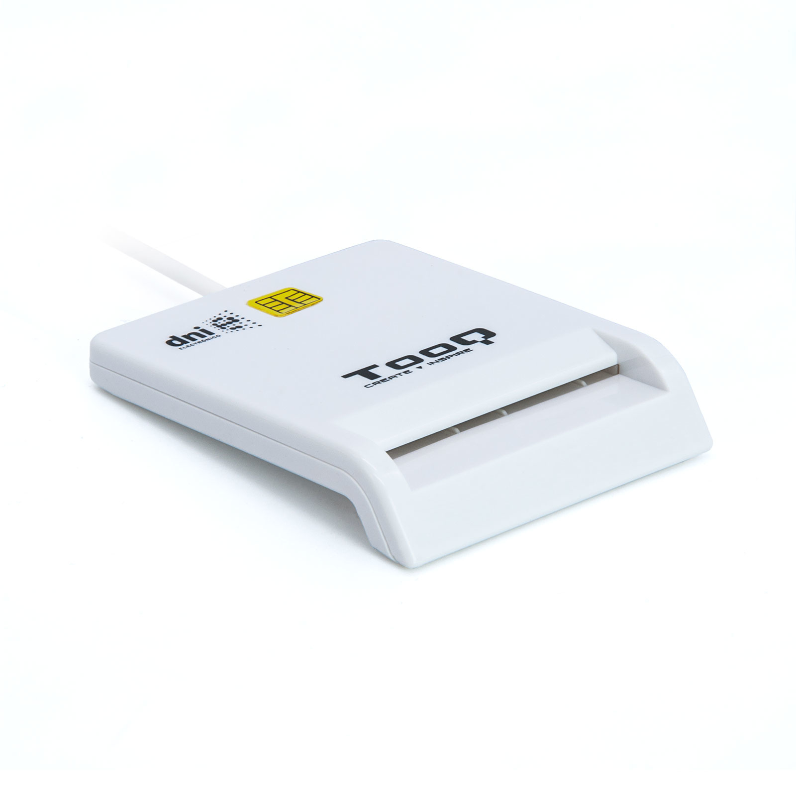 TooQ TQR-210W smart card reader Indoor USB 2.0 White