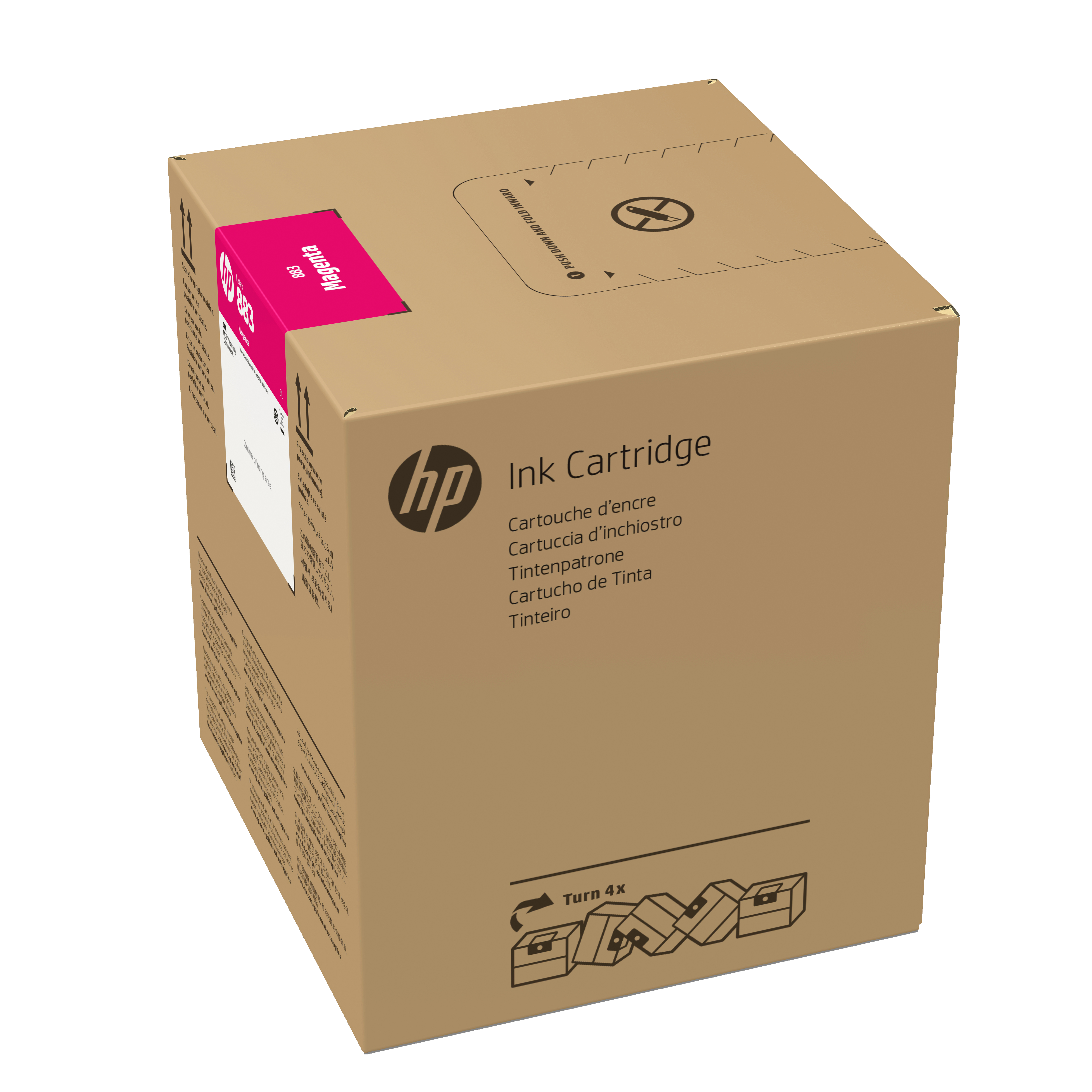 HP 883 Cartouche d’encre Latex - Magenta - 5 litres