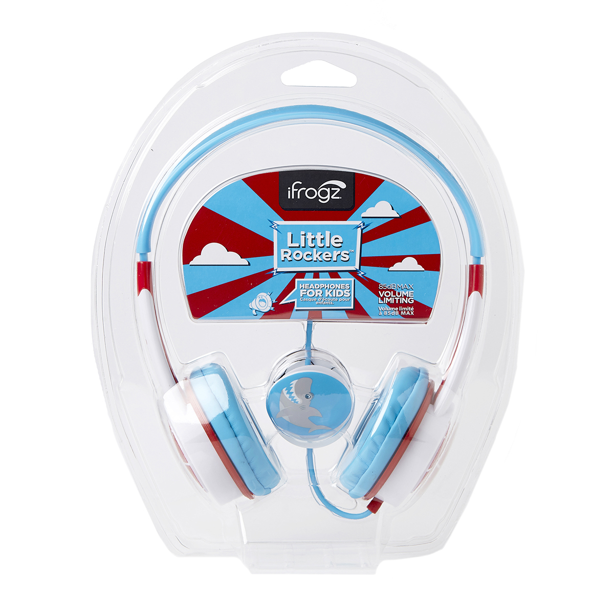 IFROGZ IFLTRC-FB0 headphones/headset Wired Head-band Blue, Red, White – image 2