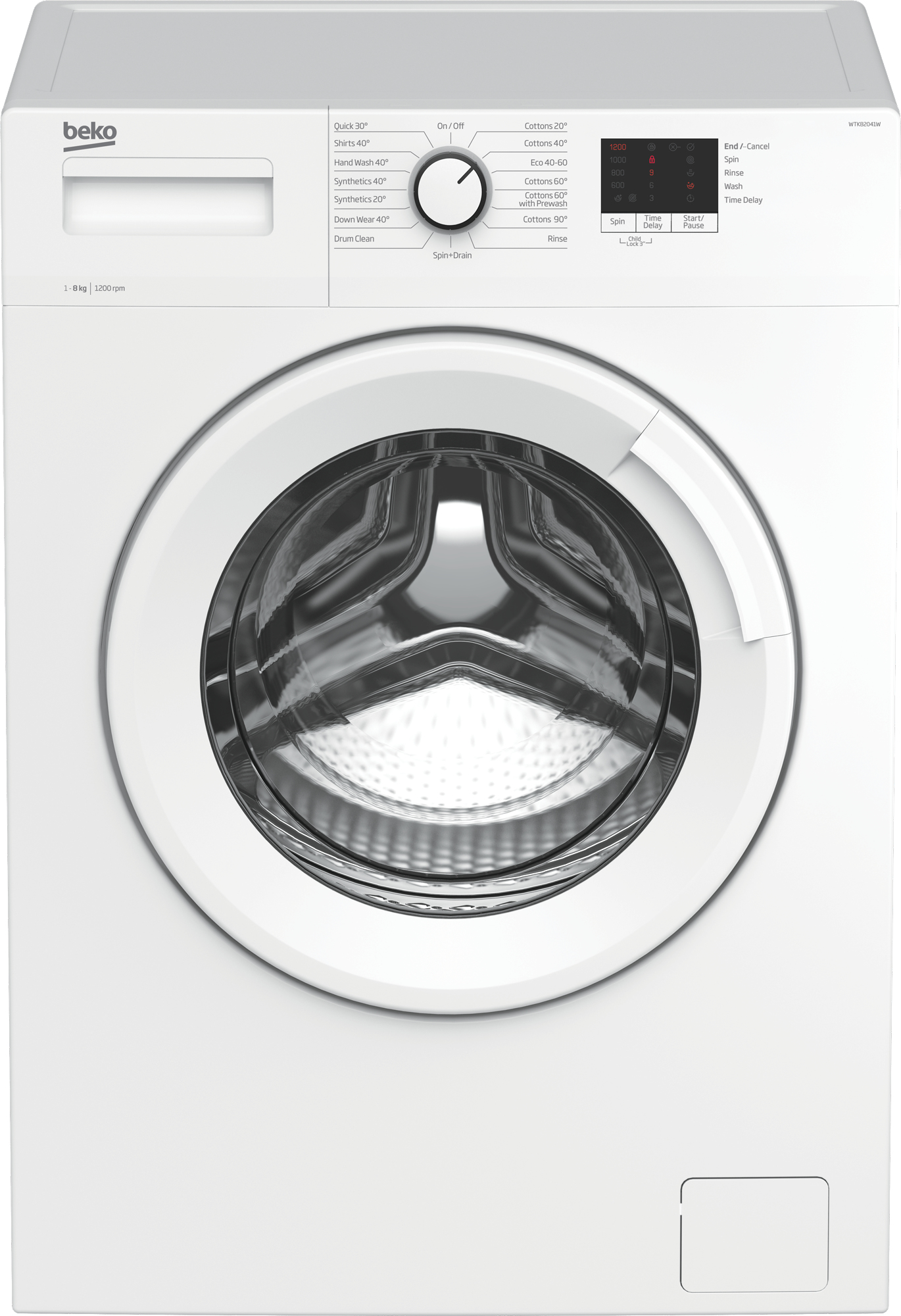 Beko b100 WTK82041W Freestanding – image 1