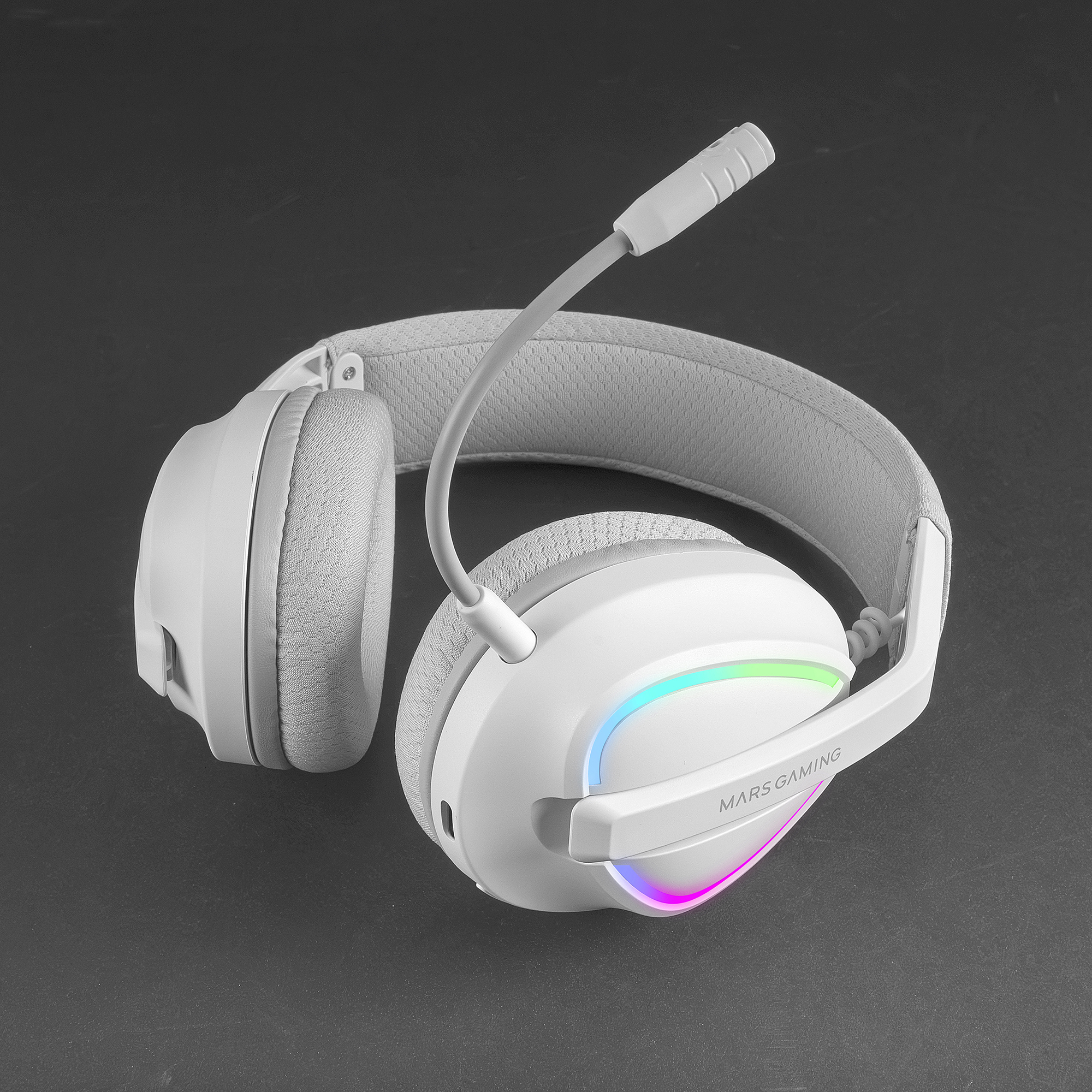 Mars Gaming MHWQUASARW headphones/headset Wireless Head-band USB Type-C / USB Type-A Bluetooth White – image 8