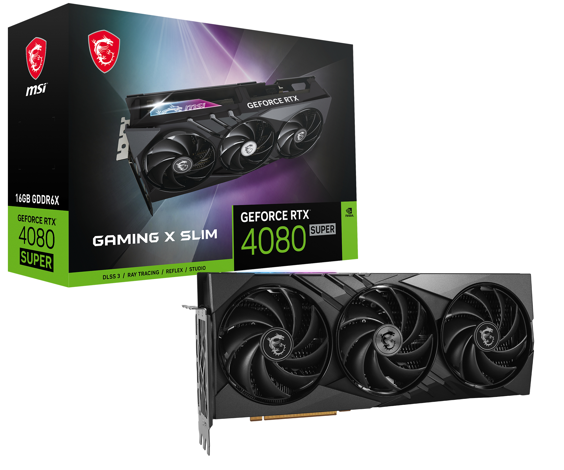 MSI GeForce RTX 4080 SUPER 16G GAMING X SLIM – image 2