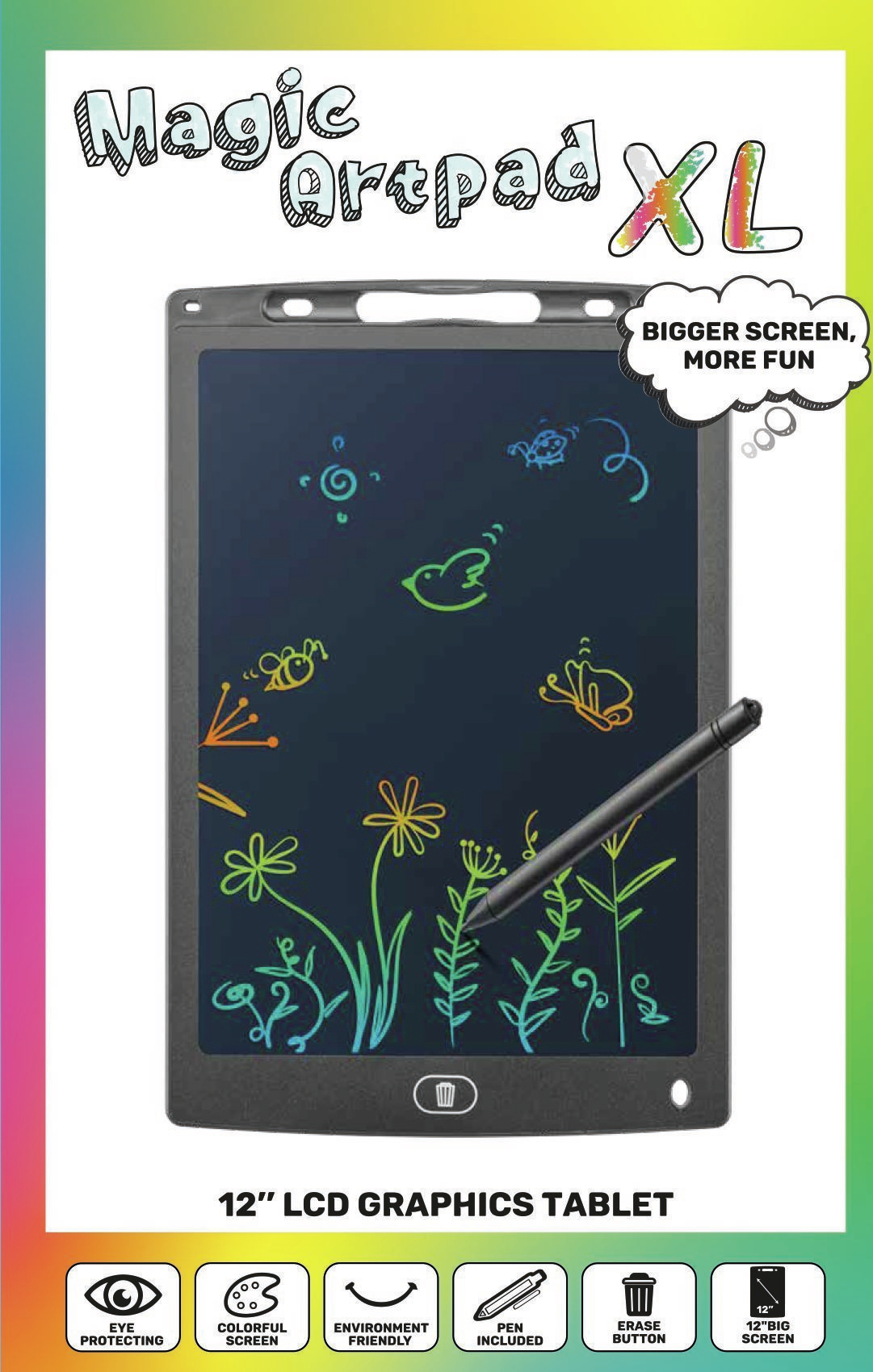 Tech Pop 8018080494437 graphic tablet Black – image 2