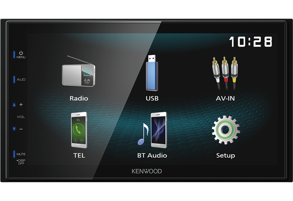 Kenwood DMX120BT car media receiver Black