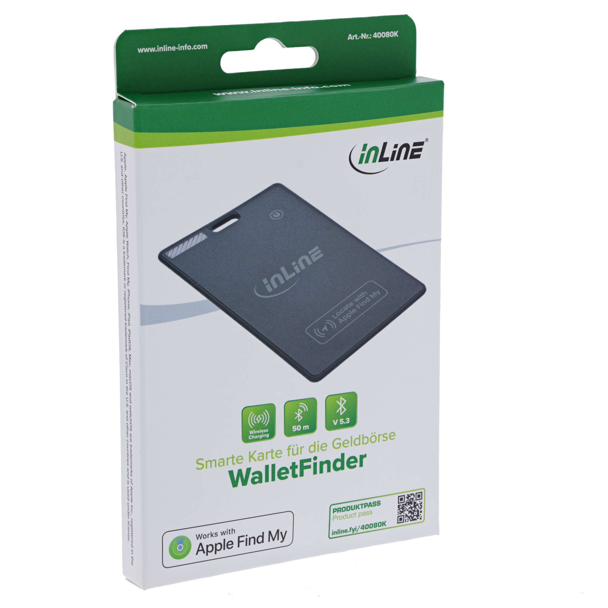 InLine 40080K GPS tracker/finder Universal Finder smart card Black – image 4