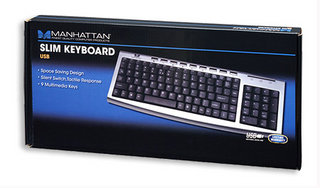 Manhattan 174121 keyboard USB QWERTY Silver – image 3