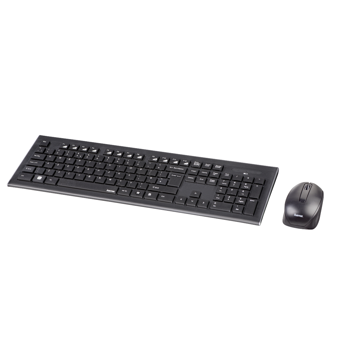 Hama 73182664 keyboard Mouse included Universal UK English Black – image 1