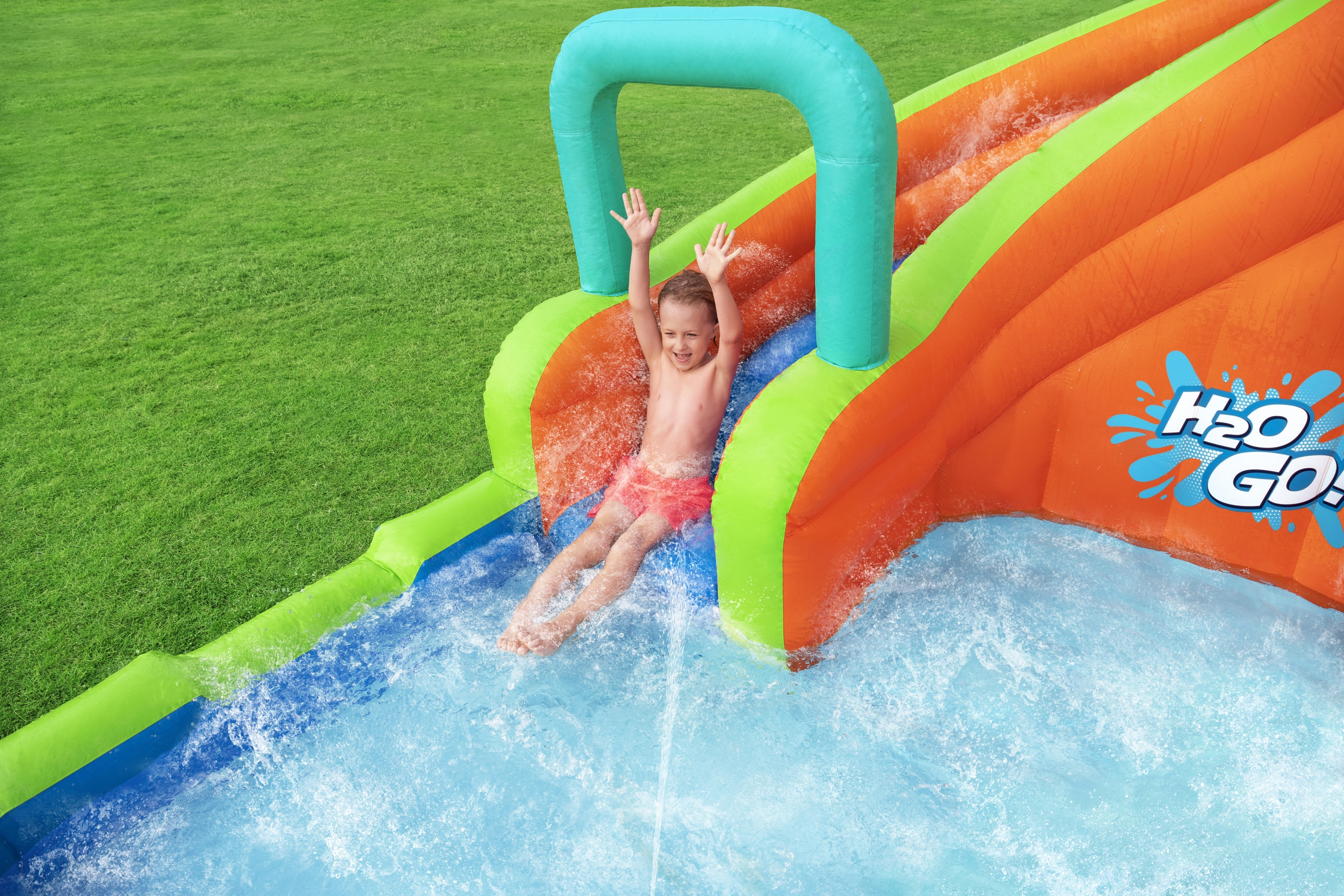 Resim H2OGO! Turbo Splash Çocuk Şişme Mega Su Parkı 2,7 m