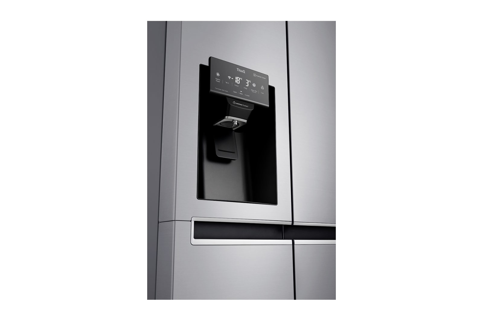LG GSL480PZXV side-by-side refrigerator Freestanding – image 7