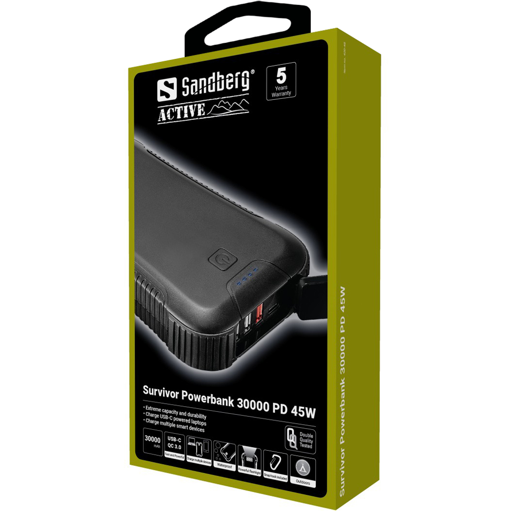 Sandberg Survivor Powerbank 30000 PD45W – image 5