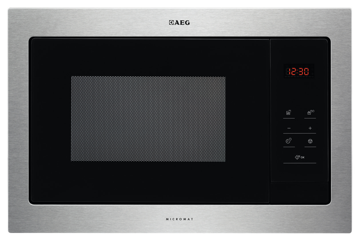 AEG MSD2543S-M Black, Stainless steel Built-in – image 1