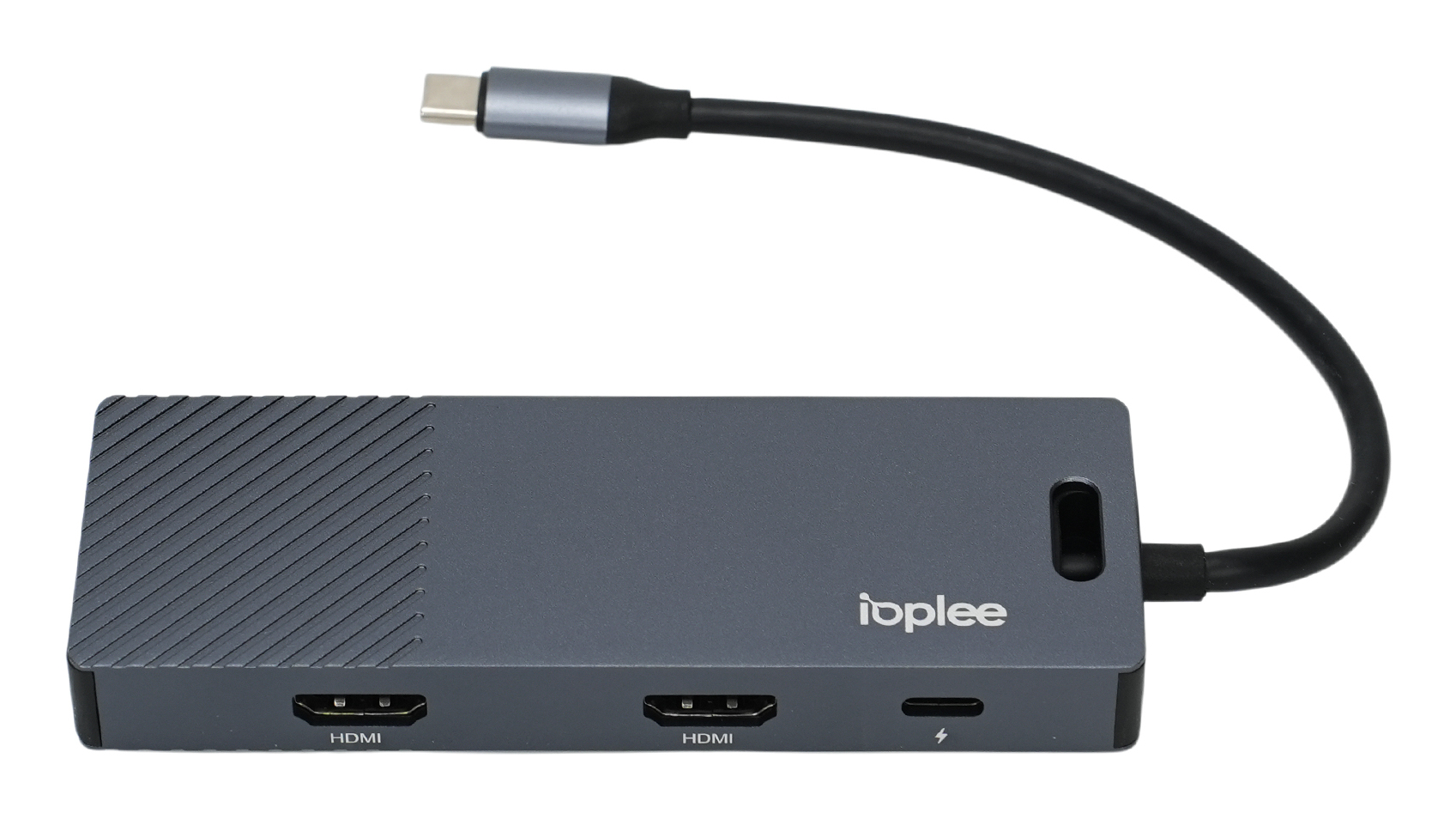 IOPLEE IOPEXTHE7IN1606 interface hub USB Type-C 5000 Mbit/s Grey – image 3