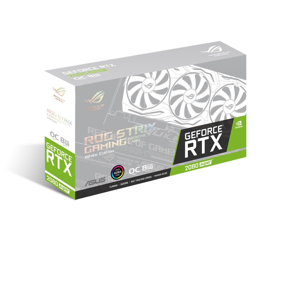 ASUS ROG -STRIX-RTX2080S-O8G-WHITE-GAMING NVIDIA GeForce RTX 2080 SUPER – image 2
