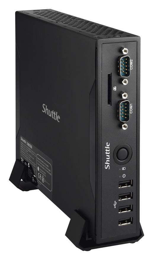 Shuttle DS437 PC/workstation barebone USFF Black 1037U BGA 1023