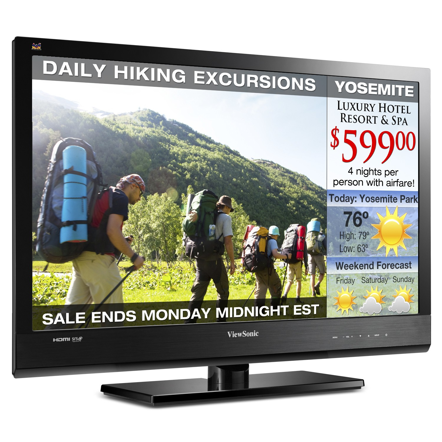 Viewsonic LED LCD CDE3201LED computer monitor – image 3