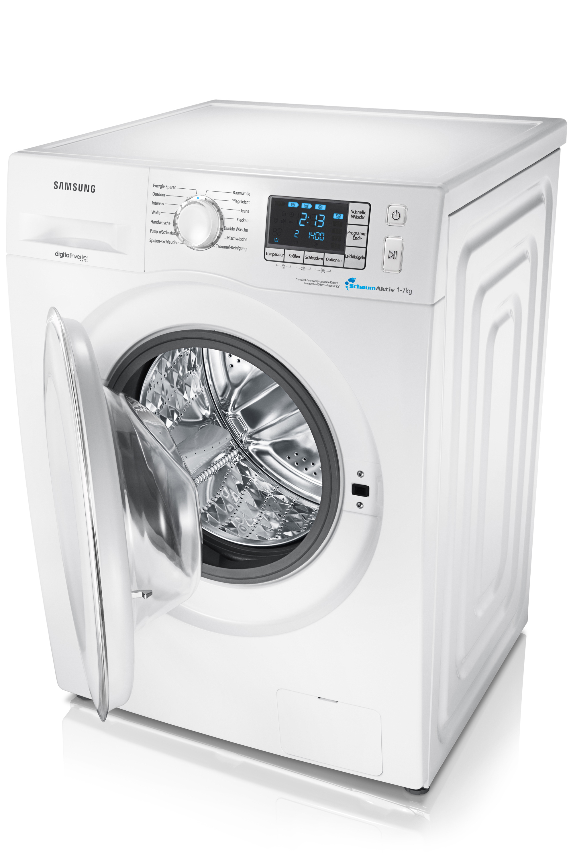 Samsung WF81F5E5P4W washing machine Front-load – image 5