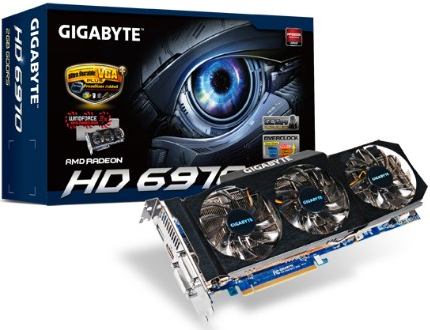 GIGABYTE GV-R697OC2-2GD graphics card AMD Radeon HD6970