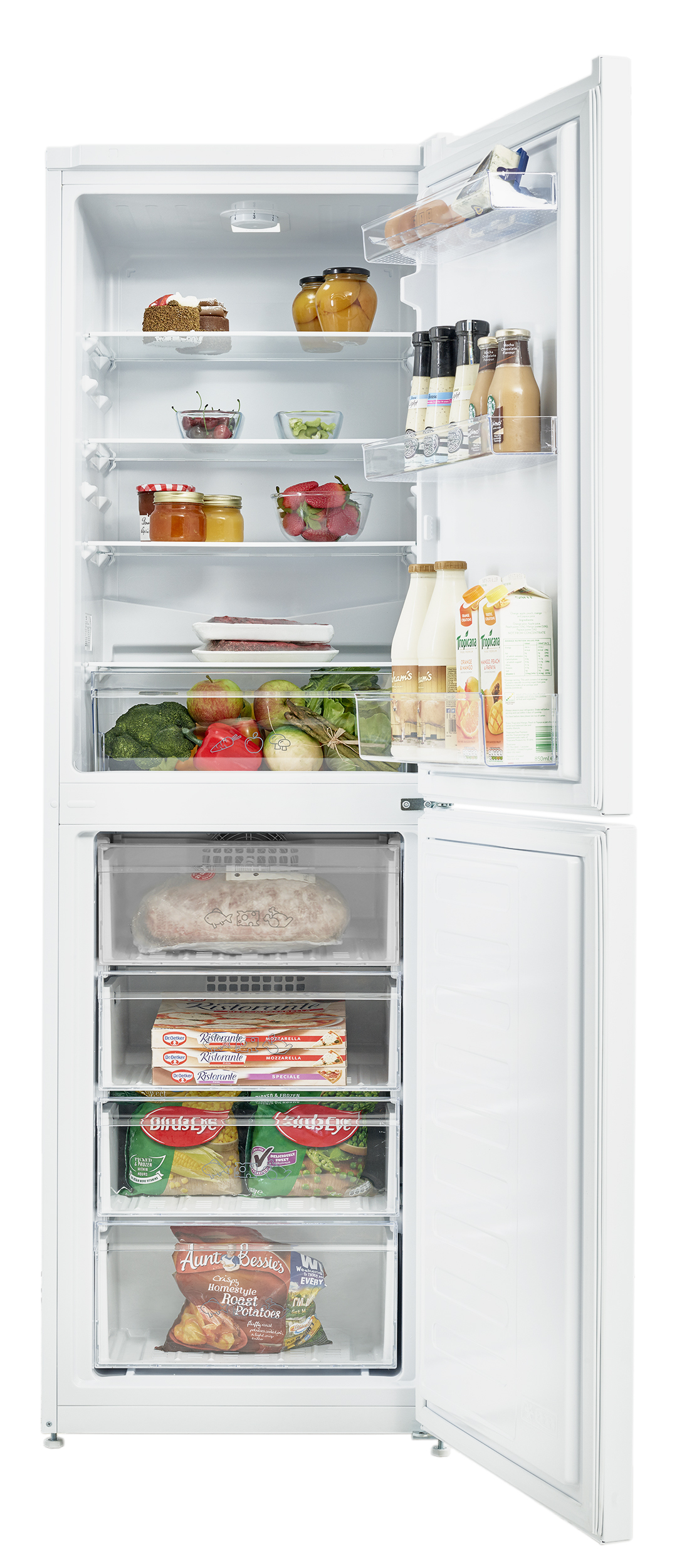 Beko CRFG3582W Freestanding Frost Free Fridge Freezer with Freezer Guard – image 3