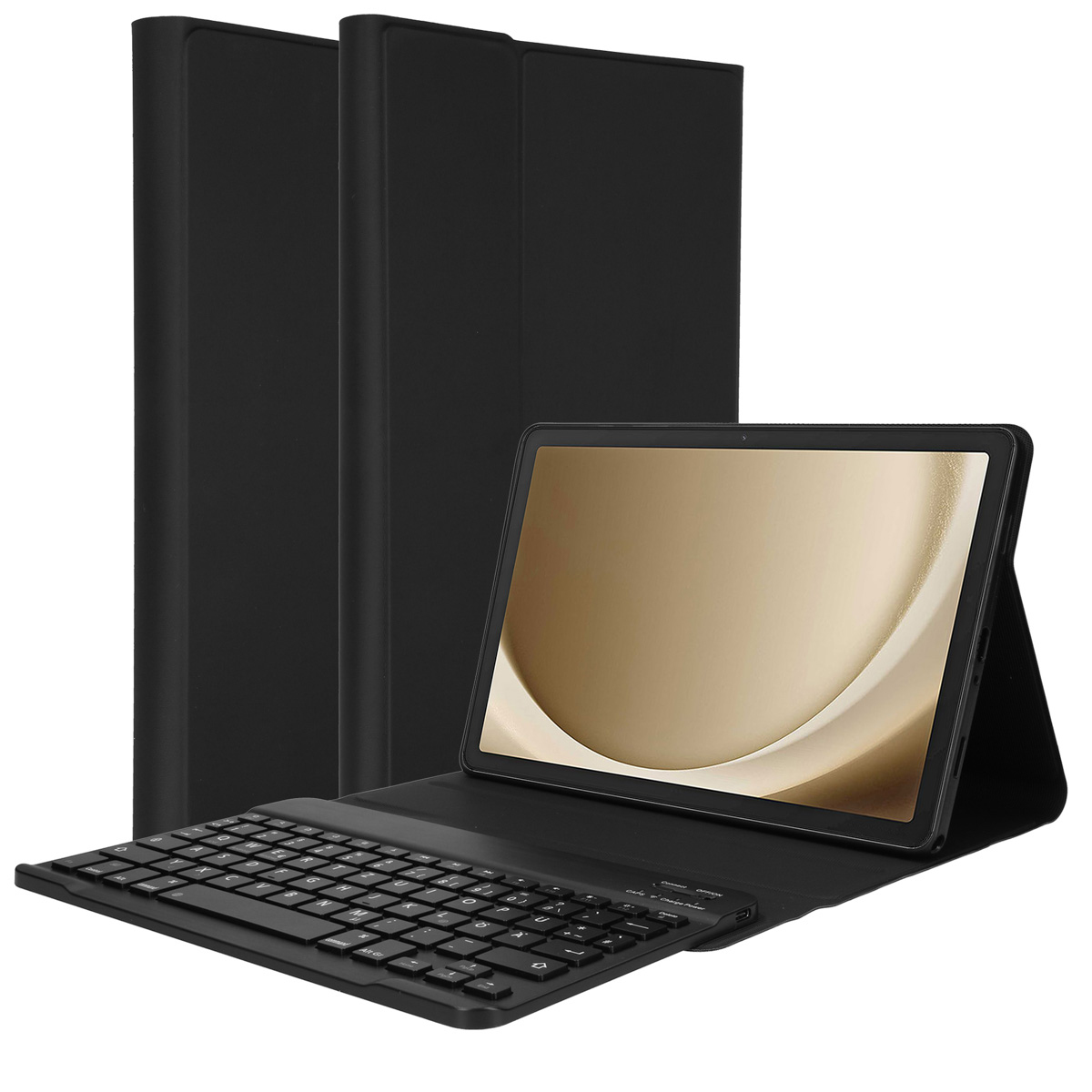 Accezz SH00069647 mobile device keyboard QWERTZ Bluetooth Black – image 1