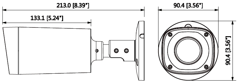 Dahua Technology IPC-HFW2320R-VFS-IRE6 security camera Bullet IP security camera Outdoor – image 2