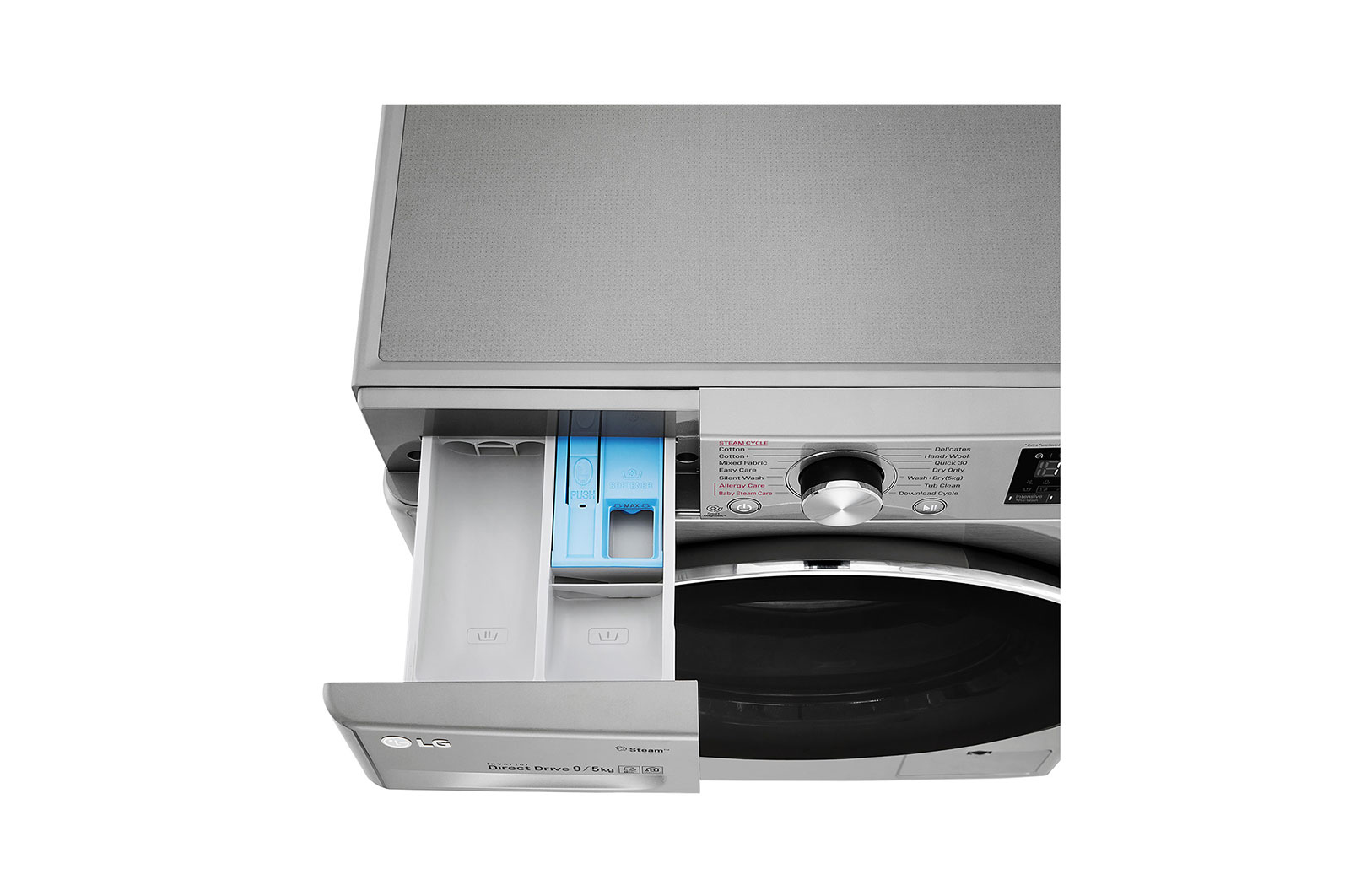 LG F4R5VGW2T.ASSPLTK washer dryer Freestanding Front-load Grey – image 6