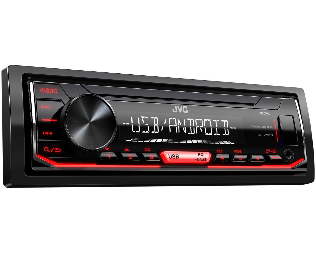 JVC KD-X152 car media receiver Black, Silver – image 3