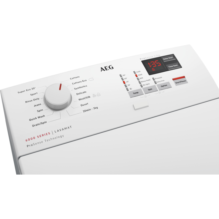 AEG L6TBK62W washing machine Top-load – image 5
