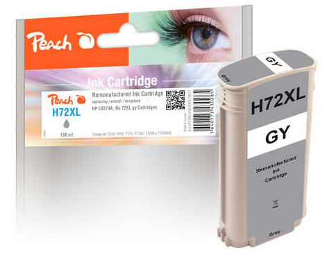 Peach 319877 ink cartridge Compatible High (XL) Yield Grey