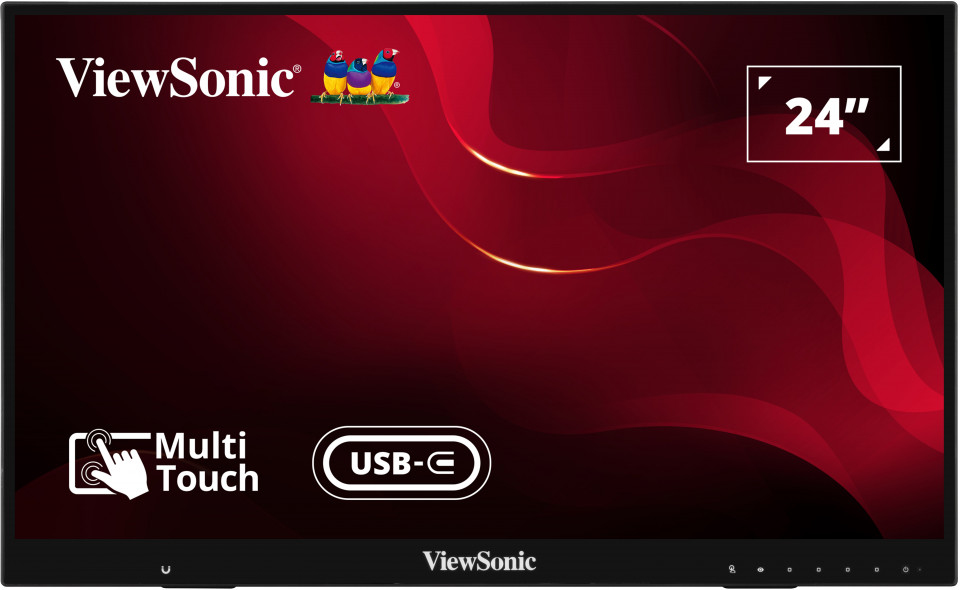 Viewsonic ID2456 computer monitor 60.5 cm (23.8″) 1920 x 1080 pixels Full HD LED Touchscreen Table Black image 17