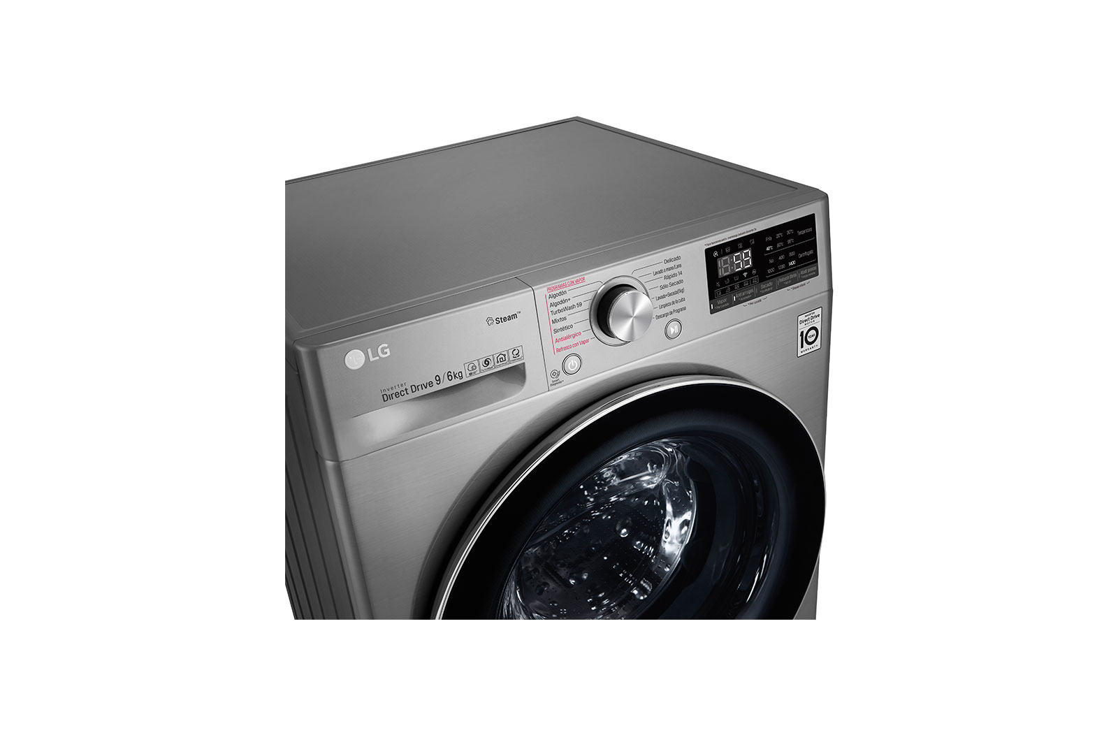 LG F4DV709H2T washer dryer Freestanding Front-load Stainless steel – image 7