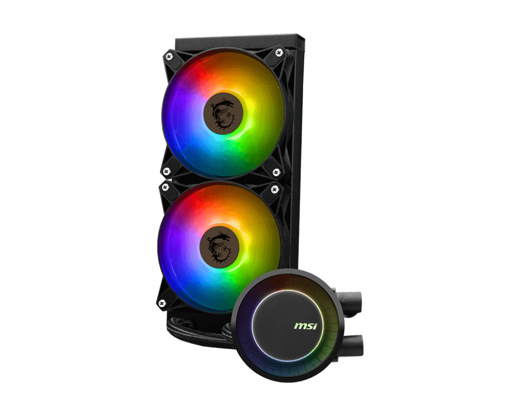 Enfriamiento Líquido MSI MAG CORELIQUID E240 - 2 Ventiladores - 3000 RPM - ARGB - MAG CORELIQUID E240 Enfriamiento Líquido MSI MAG CORELIQUID E240 - 2 Ventiladores - 3000 RPM - ARGB - MAG CORELIQUID E240