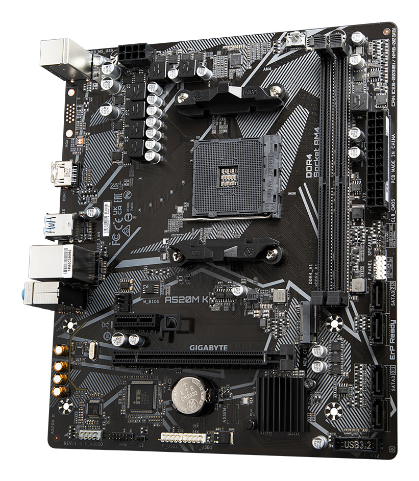 GIGABYTE A520M K (rev. 1.0) – image 4