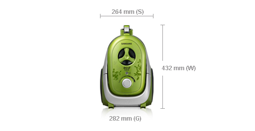 Samsung SC67G7 2 L Cylinder vacuum Dry 1400 W Bagless – image 5