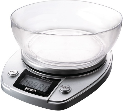 Gorenje KT05NS kitchen scale Silver Electronic kitchen scale